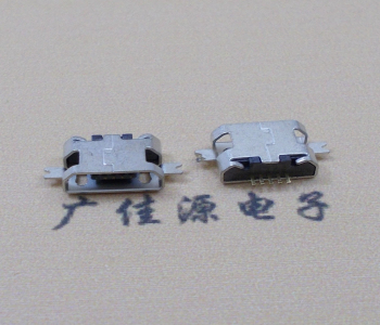 龙门MICRO USB B型口 两脚SMT沉板0.7/1.0/1.6直边
