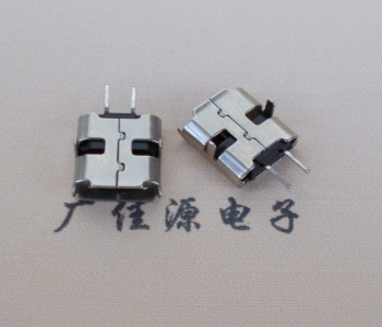 龙门micro usb接口 2p端子脚7.2间距 翻边