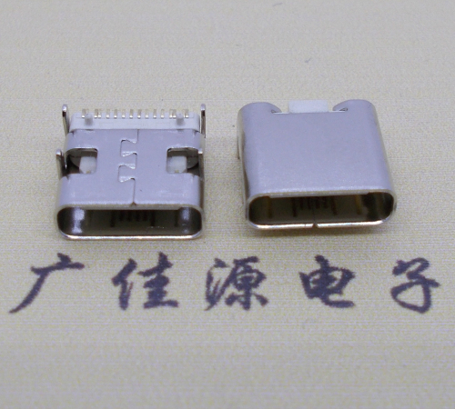 龙门卧式板上型Type-C16P母座H=8.3连接器