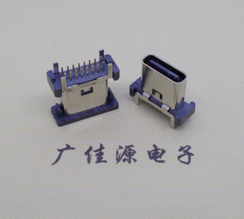 龙门立式插板type-c16p母座长H=8.8mm