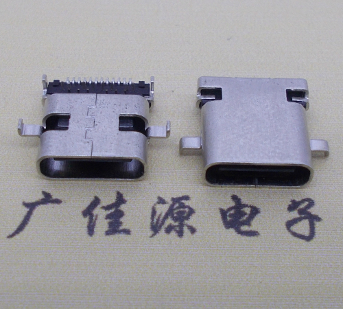 龙门卧式type-c24p母座沉板1.1mm前插后贴连接器